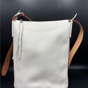 Belize Cream Leather adjustable Shoulder bucket Bag by RAG & BONE